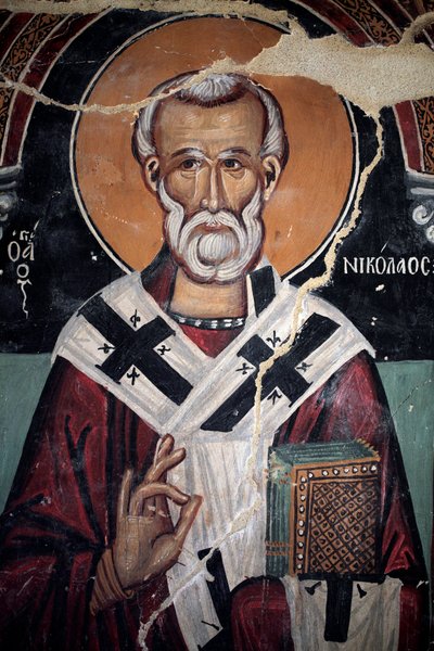 Byzantine Fresco from the 15th Century by Unbekannt Unbekannt